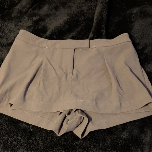 WeWoreWhat Pants - WeWoreWhat Charcoal Vest And Skort